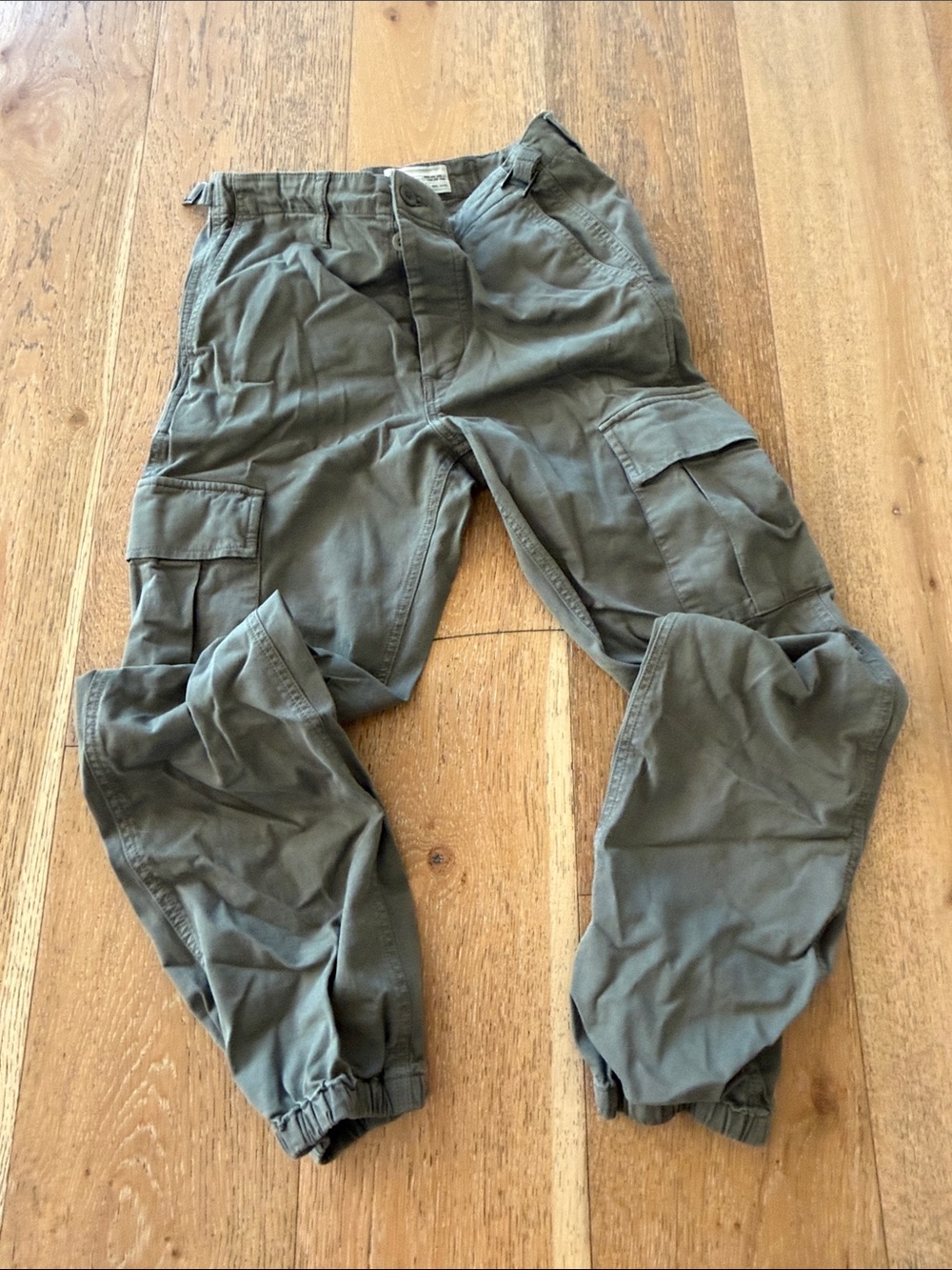 Current/Elliott Olive Green Cargo Joggers